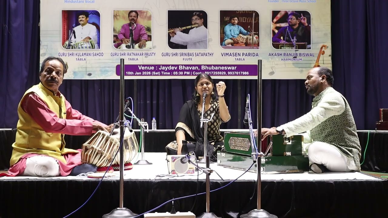 Raag Shudhkalyan based on Vilambit Rupak and Tintaal presented by Anwesha Khuntia