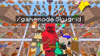 Minecraft Manhunt: Skygrid Edition screenshot 1