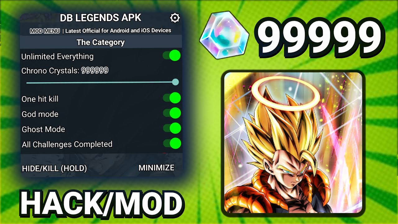 Dragon Ball Legends Hack & Mod APK 2026 Unlimited Chrono