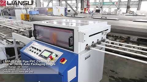 32 PVC Conduit Four Pipe + Online Autopacking