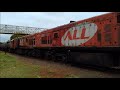 GE U20C 3812 e 2624 chegando no pátio de Cornélio Procópio/PR. 25/09/19.