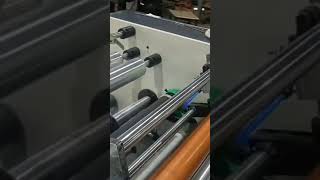 Automatic stretch film slitting machine #slittingmachine #stretchfilm#stretchfilmmachine