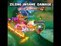 Zilong Insane Damage!🔥 | Mlbb Zilong Edit #mobilelegends #mlbb #shorts #zilong #edit