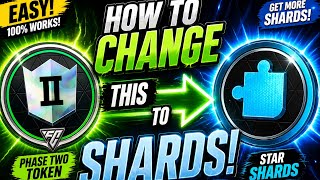 HOW TO CHANGE PHASE 2 TOKENS TO STAR SHARDS🔥🔥#fcmobile #viral#tipsandtricks 