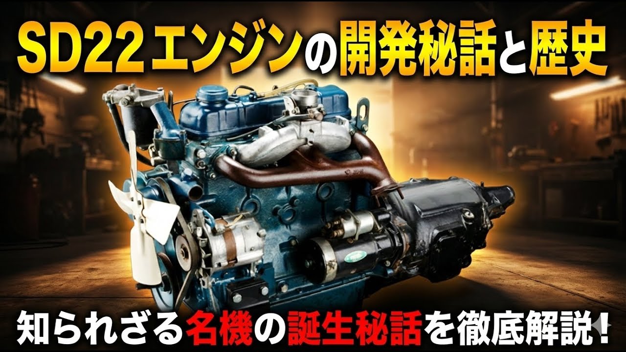 Nissan SD22] The legend of black smoke! The secret story behind