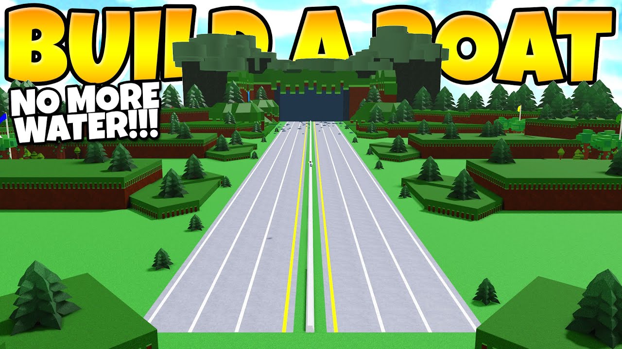 I REPLACED THE WATER WITH A HIGHWAY! Build a Boat