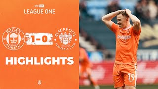 Highlights | Wigan Athletic v Blackpool