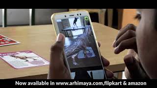 AR Dino app promo | ARhimaya | Shristee Animaax screenshot 3