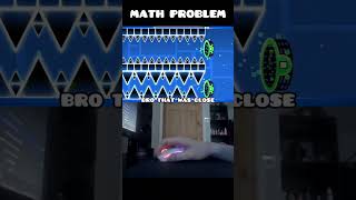 Geometry Dash: IMPOSSIBLE World's Hardest Math Equation! #shorts