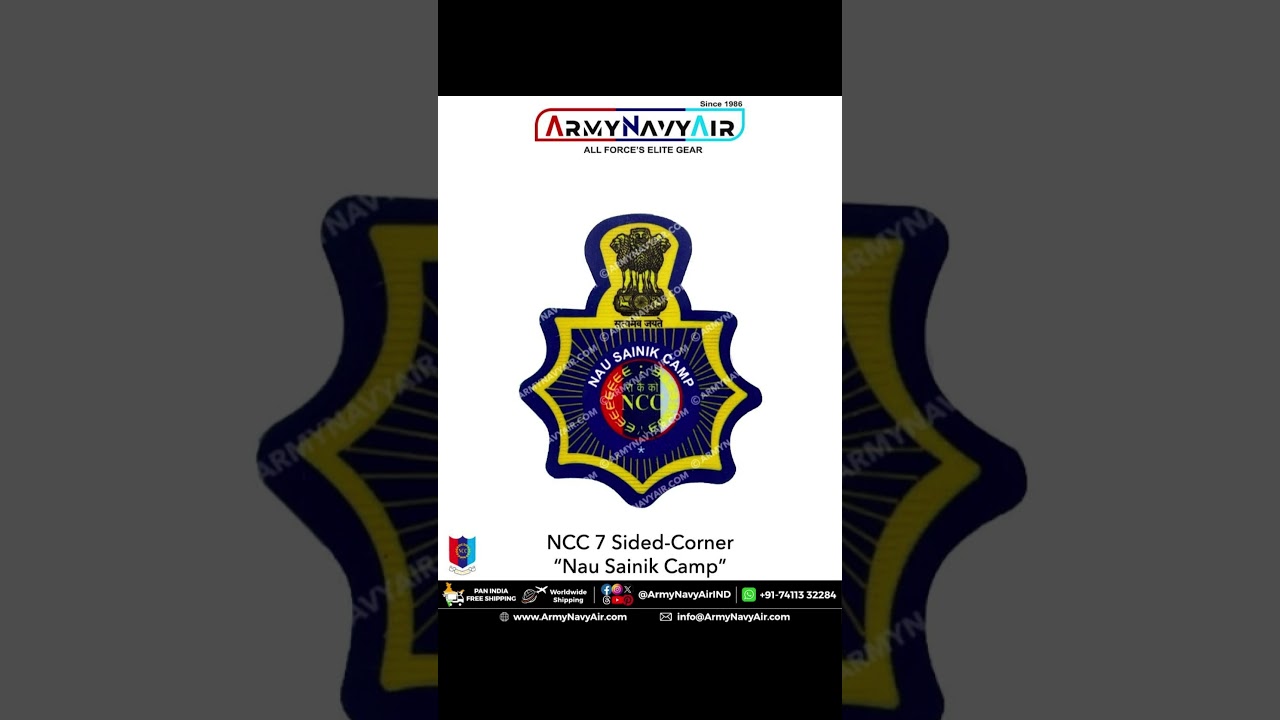 NCC Nau Sainik Camp Badge 