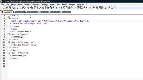 How to Create a Basic Website Design Template Using PHP, CSS - www.seoyazilimlari.com