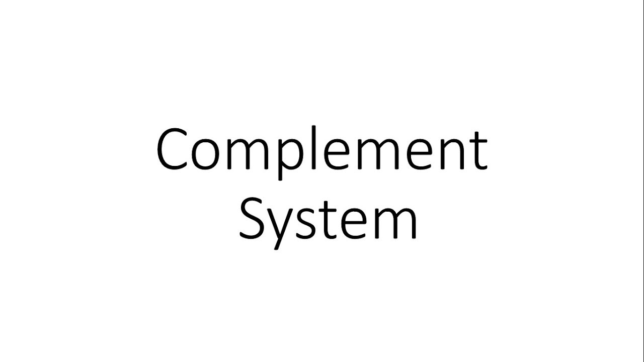 Complement System - Immunology - YouTube