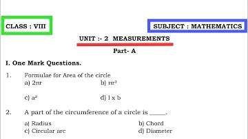 TN Samacheer 8th Maths Assignment 2 |  #Miguelworld