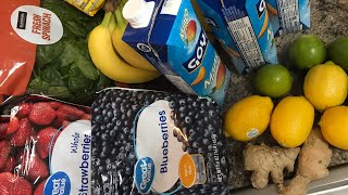 Grocery Shopping at Walmart + Easy Detox Smoothie Recipes | Healthy & Quick