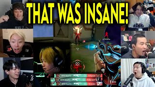 Valorant Streamers Reacts To ZETA SyouTa 1000IQ Play To 4k Against Team Secret In VCT