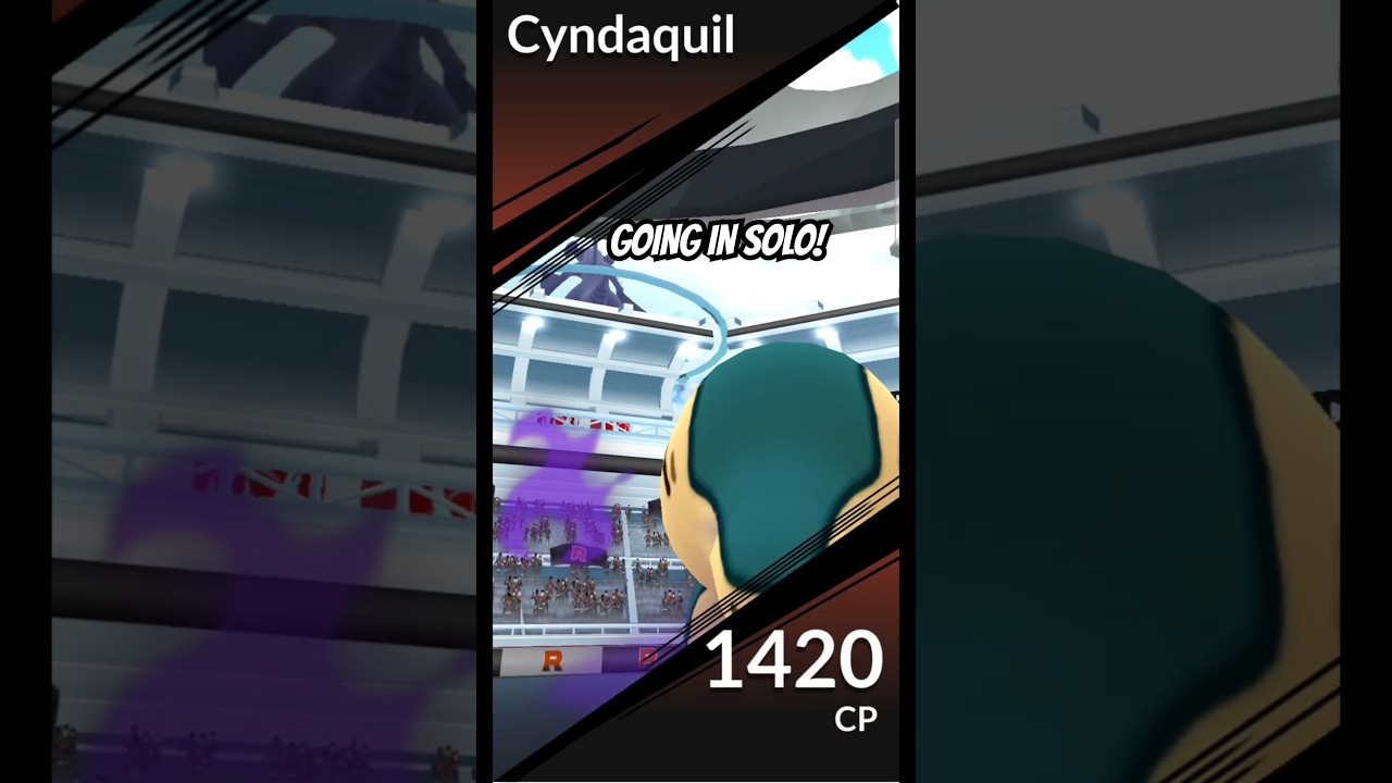Pokemon Go Soloing Shadow Cyndaquil Raid 5/15/2025