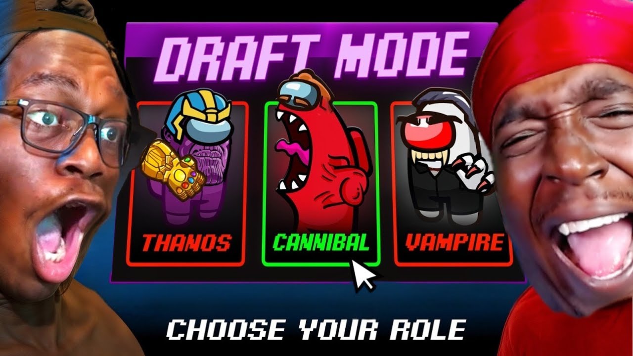 SIDEMEN AMONG US DRAFT MODE BUT EVERYONE CHOOSES NEUTRAL ROLES (REACTION)