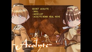 ACOLYTE  MOVE LIST RAGNAROK BATTLE OFFLINE