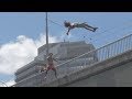 URBAN CLIFF JUMPING IN ZURICH, SWITZERLAND | 4K