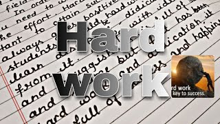 Hard work is key to success English essay 👍🏻 || English essay on hardwork is key to success✨