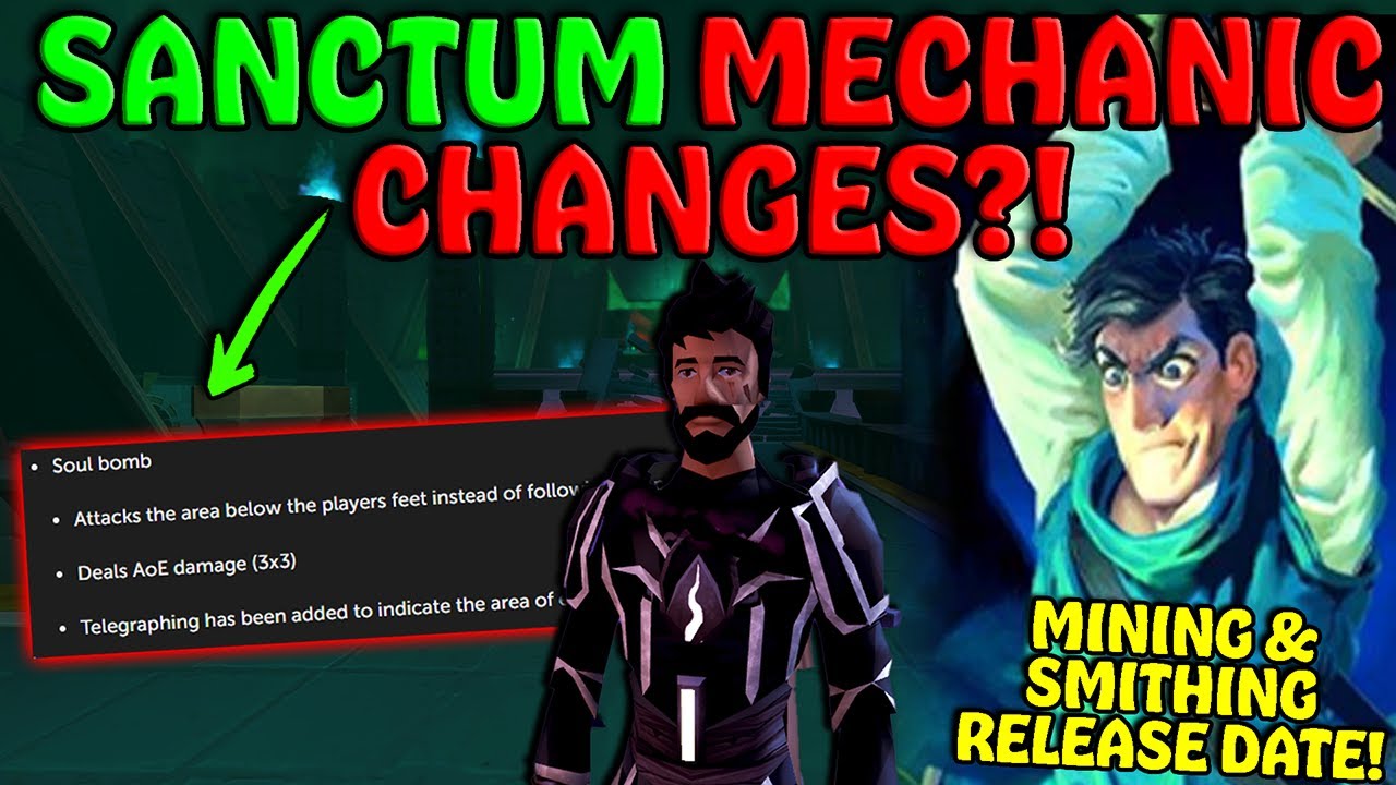 HUGE Sanctum Changes + Mining & Smithing Update Release Date!