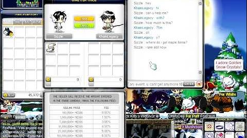noob trades white scroll for maple claw (maplestory)