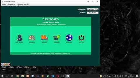 Demo Program Sistem Informasi Pengadaan Dan Penjualan Obat di Apotek Rakyat Anda Berbasis Java