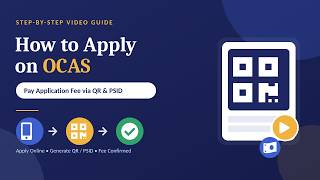 How to Apply on OCAS & Pay Your Application Fee via QR / PSID | Step-by-Step Guide