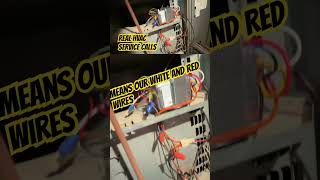 Real world service calls! Subscribe for more #hvac content