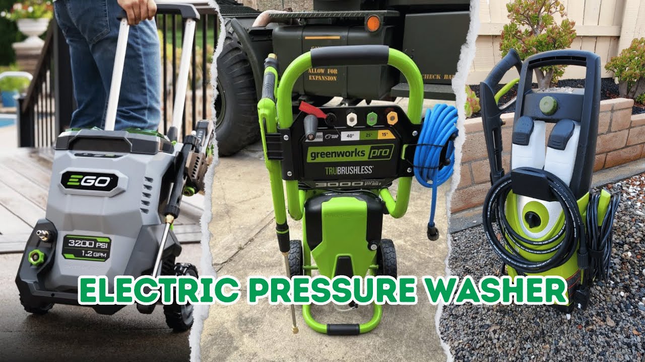 10 Best Electric Pressure Washers Of 2026! Tested and Reviewed - YouTube