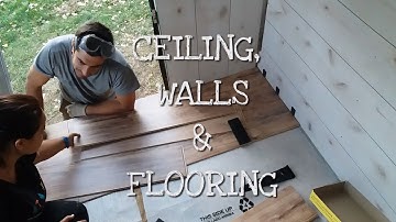 School Bus Conversion -  Ceiling, Walls & Flooring