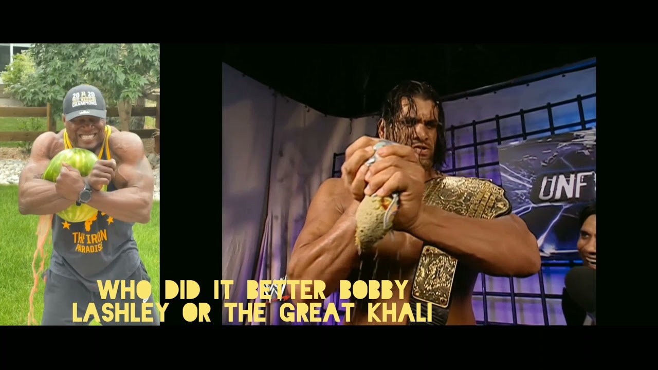 Watermelon Challenge Between Bobby Lashley and The Great Khali