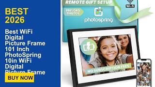 Best WiFi Digital Picture Frame 101 Inch PhotoSpring 10in WiFi Digital Picture Frame Send