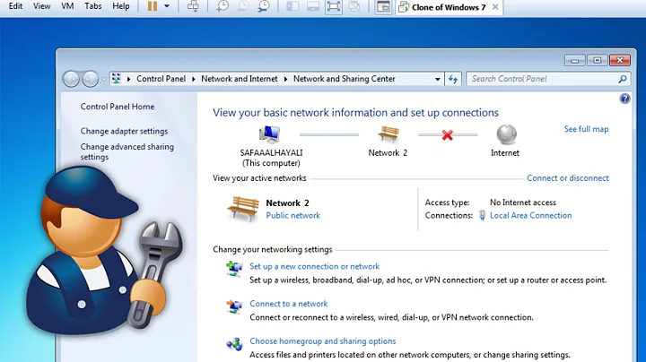 How to Fix VMware Bridged Network on VMnet0 have no Internet Access!