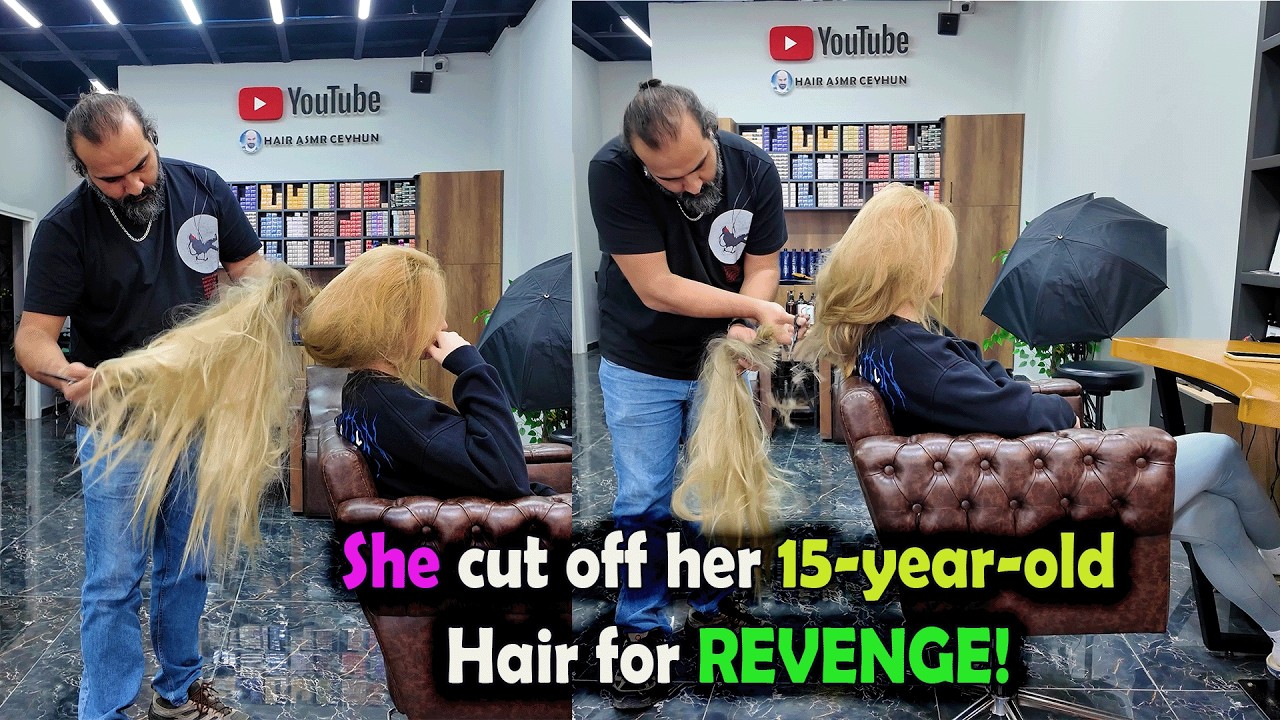 REVENGE OF THE CHEATED GIRL! She Cuts Her Iconic Long Hair! Unbelievable Hair Makeover!