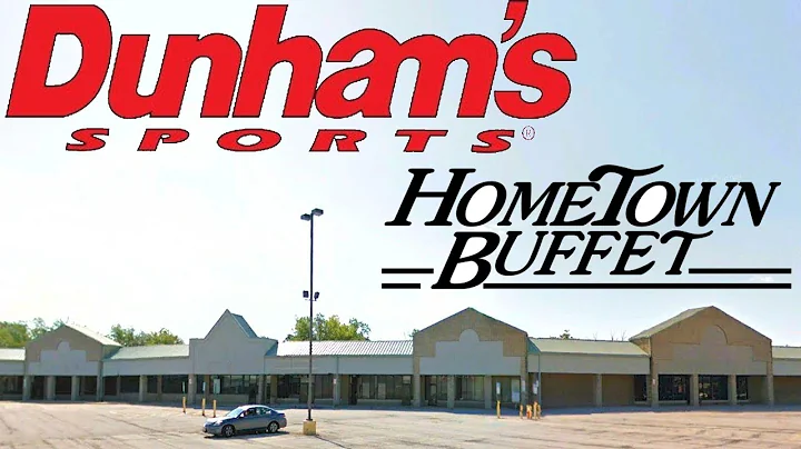 ABANDONED SHOPPING CENTER! Home Town Buffet / Dunh...