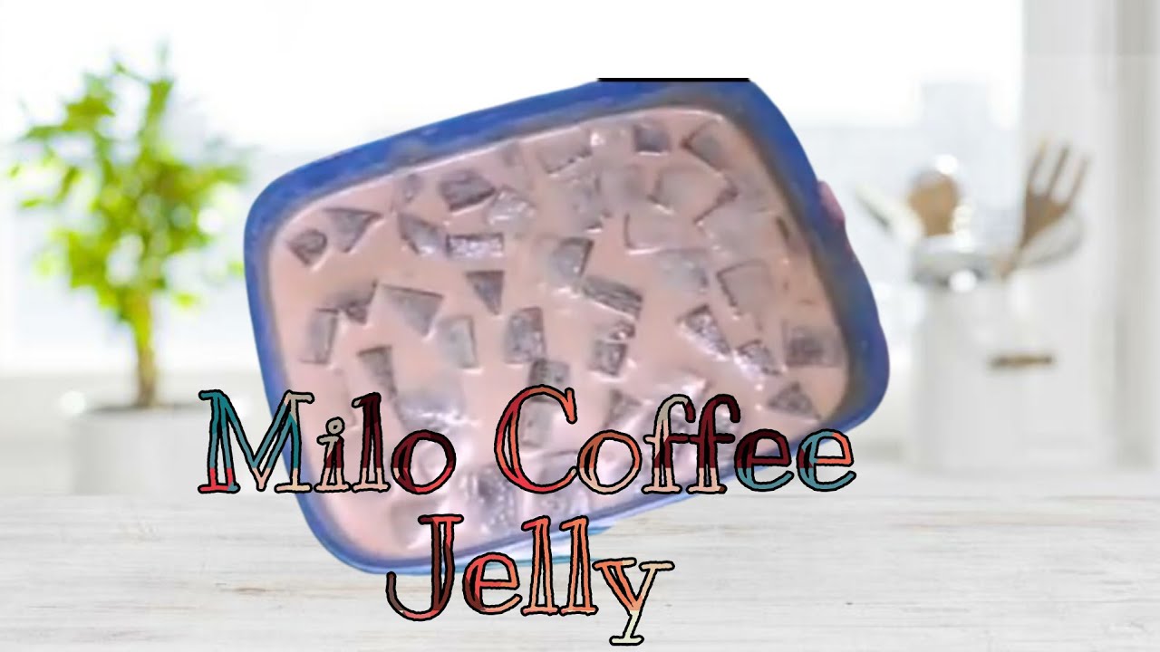 milojelly.milo coffee jelly .Paano gumawa ng Milo coffee jelly salad.Easy Milo coffee jelly