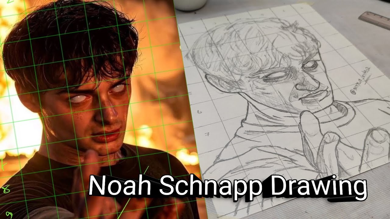 Draw With Me -Will Byers Drawing, Noah Schnapp Drawing, Stranger Things, Outline Tutorial 🔥
