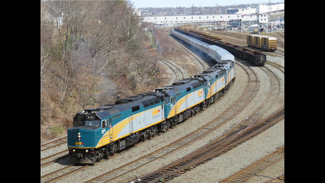 VIA Safety Day trains Halifax 30 April & 1 May 2016 YouTube