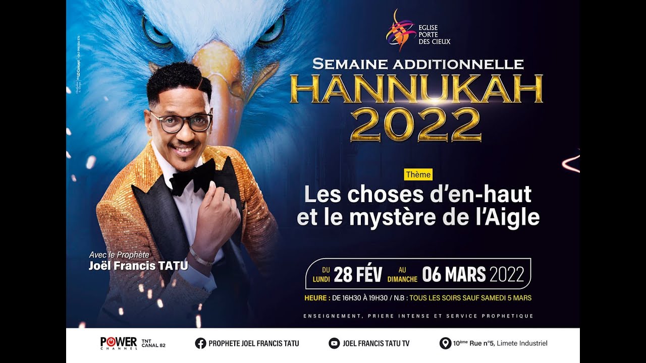 LES CHOSES D'EN-HAUT ET LE MYSTÈRE DE L'AIGLE 4 ème JOUR  AVEC LE Prophète Joel Francis Tatu
