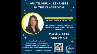 Multilingual Learners in the Classroom