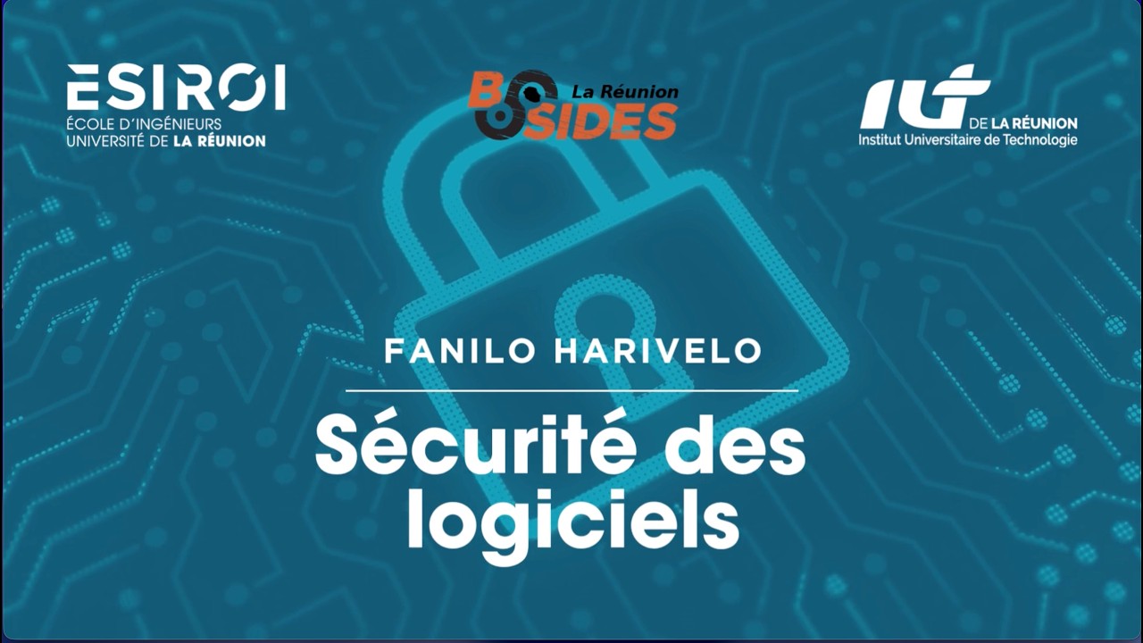 Sécurité des logiciels - Fanilo Harivelo