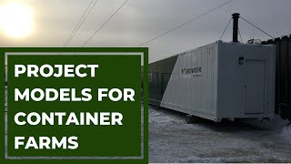Talking business models and profitability for container farms