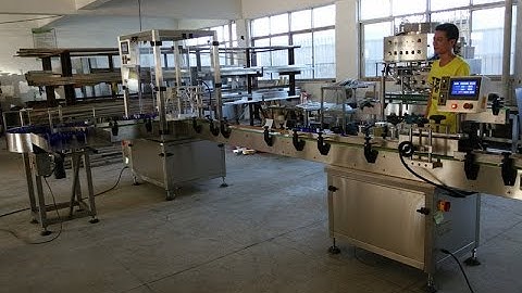 automatic 30ml vape juice filling production line glass bottle feeder filler capper labeler solution