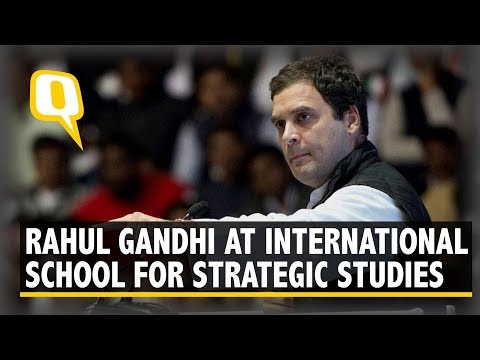 Live: Rahul Gandhi speaks at the International Institute of Strategic Studies, London