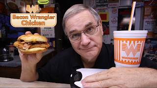 Sports Performance Whataburger NEW Bacon Wrangler Chicken Review | $7.99 | 775 Calories 🌡️⚖️ Joe Is Hungry