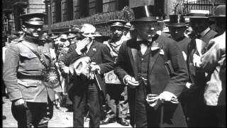 scenes in london england following the armistice ending world war i hd stock footage
