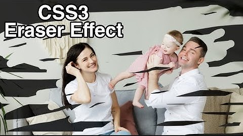 Eraser Effect Using CSS3 & Jquery in Hindi 2021 | Css Hover and Scratch effect