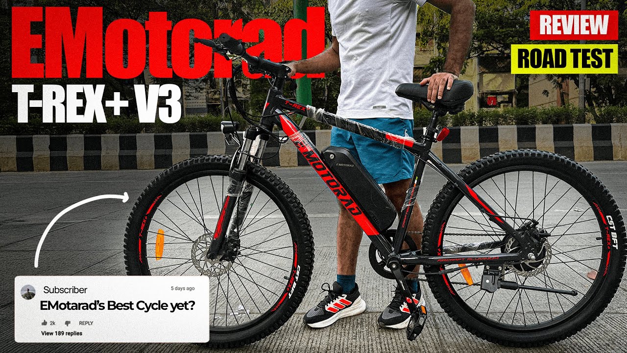 EMotorad's Best Electric Cycle in 2025 ? | EMotorad T-REX+ V3 Review