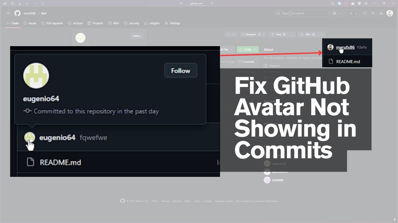 Fix Missing GitHub Profile Picture in Git Commits | Proper Way to Push ...